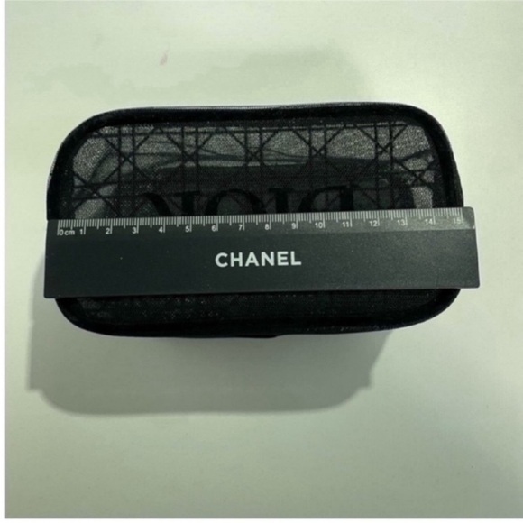 Dior gift Black Mesh Pouch - Picture 8 of 9